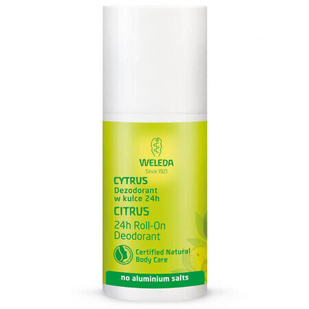 Deodorante Roll-On Weleda 24h agli Agrumi, 50 ml