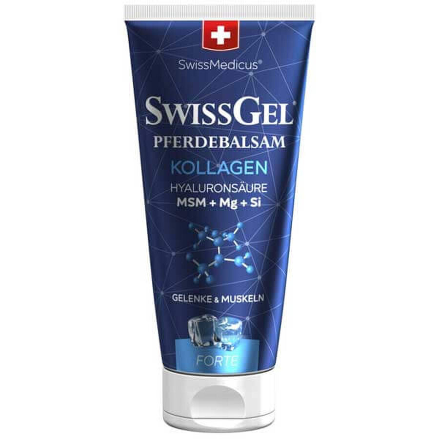 SwissMedicus SwissGel, gel di collagene Forte, rinfrescante, 200 ml