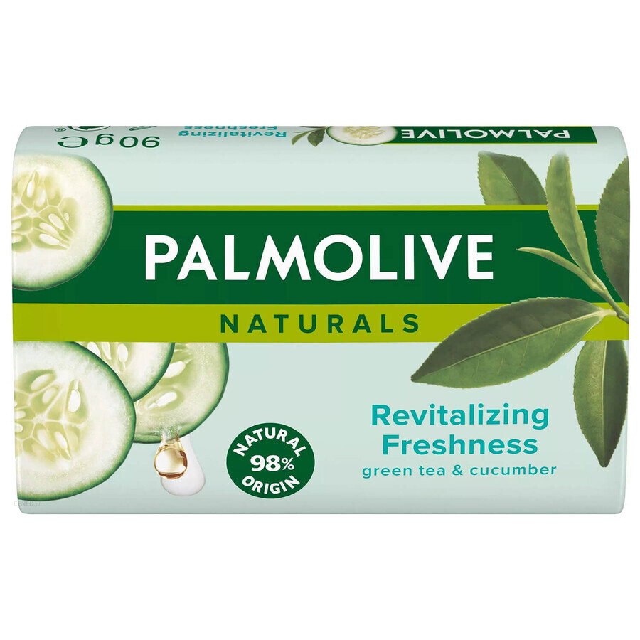 Sapone Palmolive con estratto di tè e cetriolo, 90g