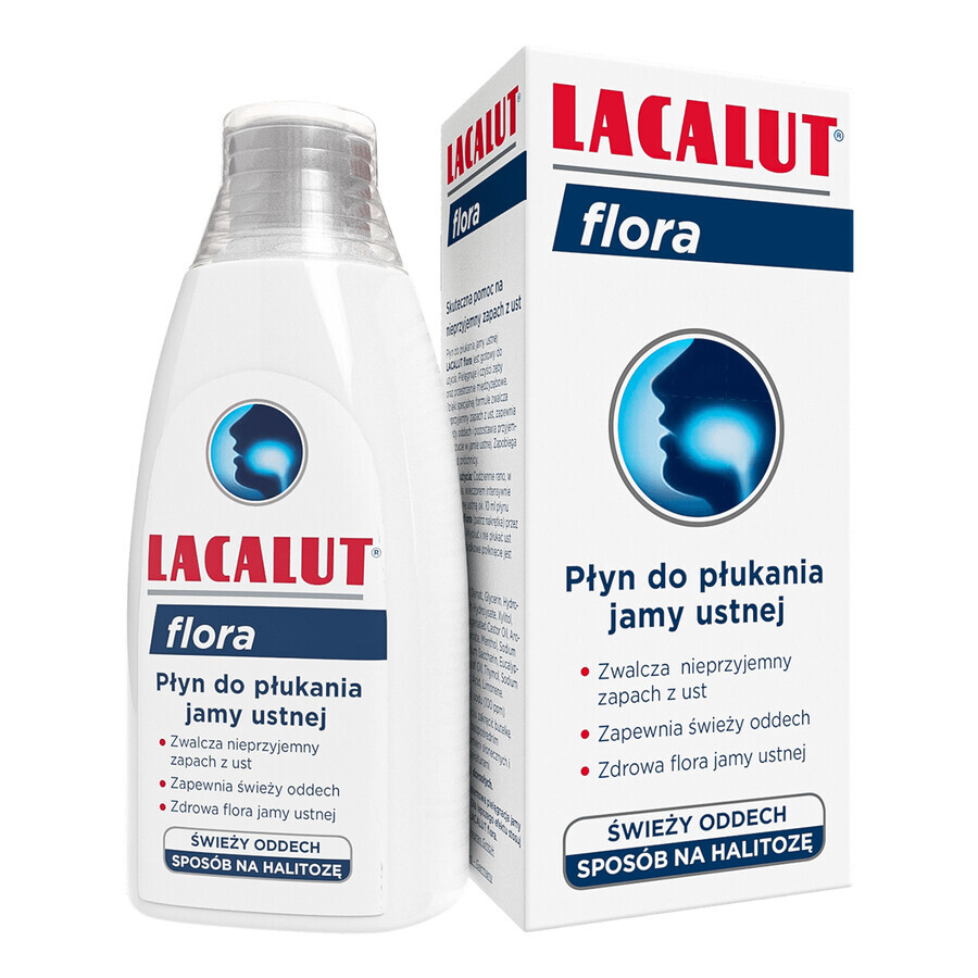 Lacalut Flora mouthwash, fresh breath, 300 ml