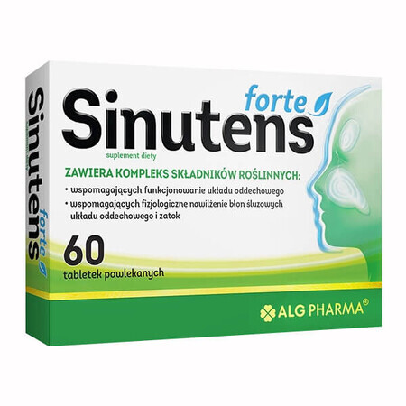 Sinutens Forte - Integratore Alimentare per la Salute del Cuore e del Sistema Circolatorio, 60 CompresseFormula Professionale