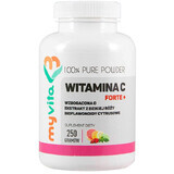 Vitamin C Pulver, 250g - Hochdosiertes MyVita Vitamin C Forte+ für Immunkraft und Vitalität - Natürliche Nahrungsergänzung.