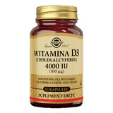 Solgar Vitamina D3 4000 UI, 60 capsule vegetali