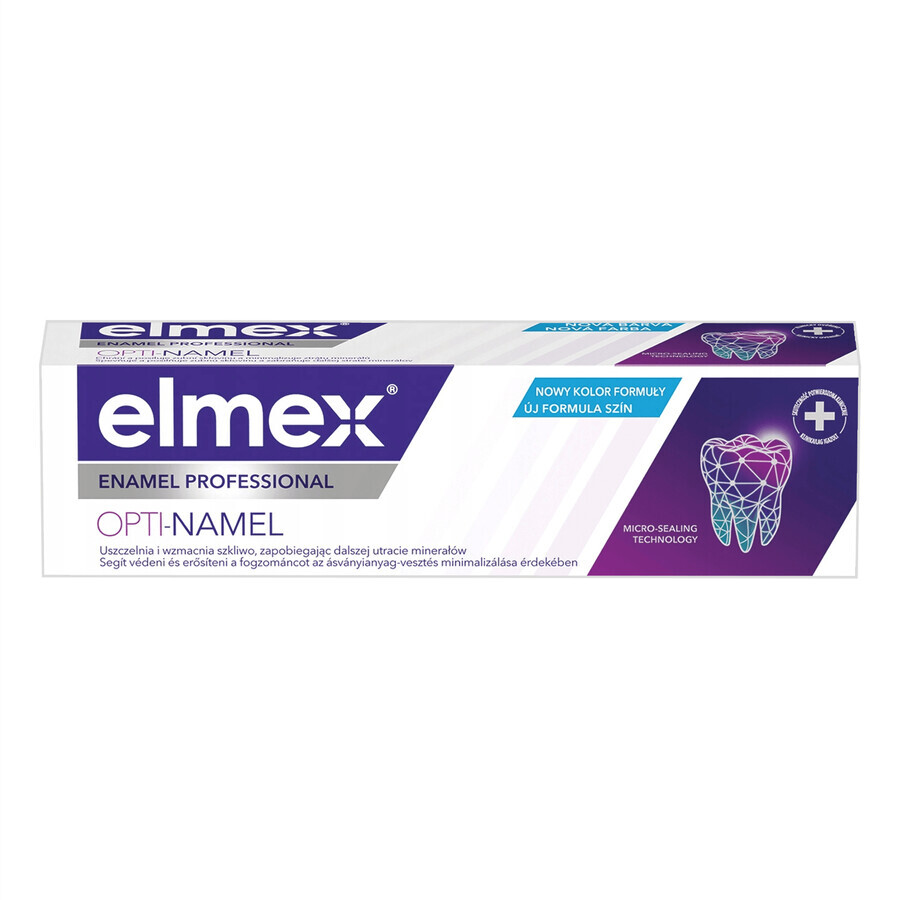 Dentifricio Elmex, Opti-Namel - Protezione Professionale dell Smalto, 75 ml