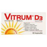 Integratore alimentare con vitamina D3, 60 capsule.