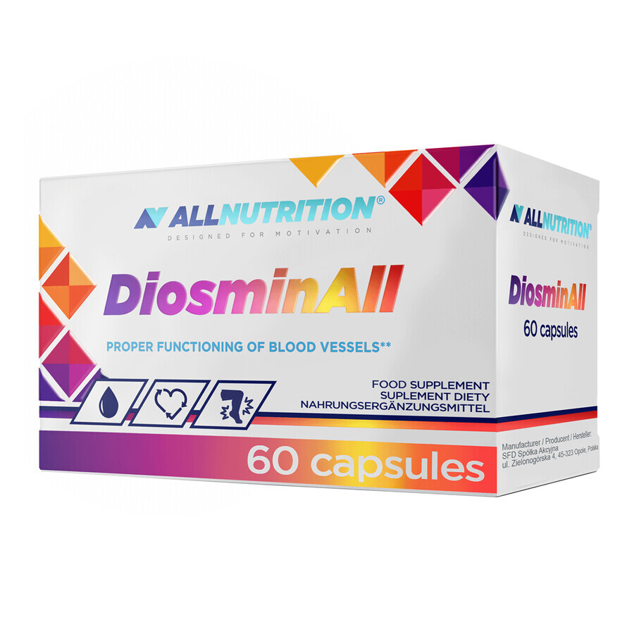 Diosminall 60 capsule - Integratore Alimentare di Allnutrition