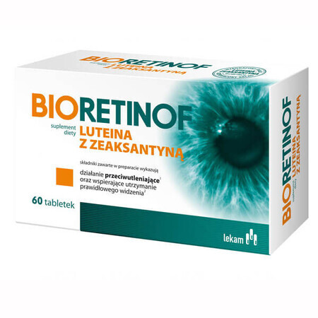 Integratore alimentare con BioRetinol, luteina e zeaxantina - 60 compresse