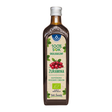 Succo di Mirtillo Rosso Biologico dei Boscaioli - 100% Naturale - 490 ml.