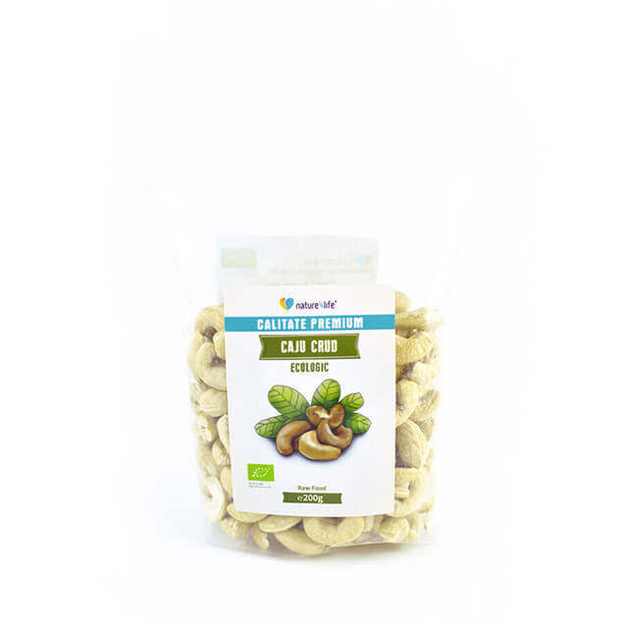 Biologische rauwe cashew, 200 g, Nature 4 Life