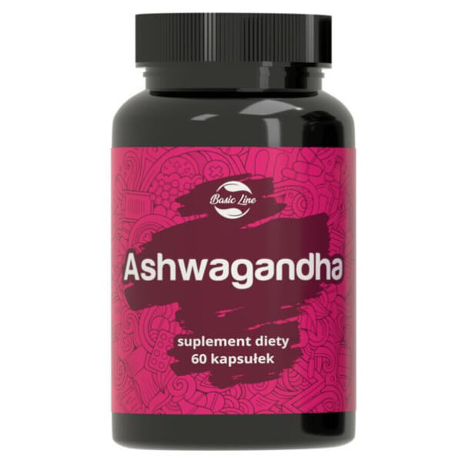 Integratore alimentare a base di Ashwagandha in forma di 60 capsule da Noble Health.