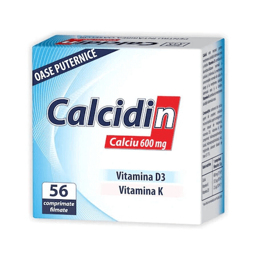 Calcidin 600mg, 56 + 14 tablets, Zdrovit