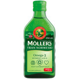 Moller's Tran Norwegian, over 3 years, apple flavor, 250 ml