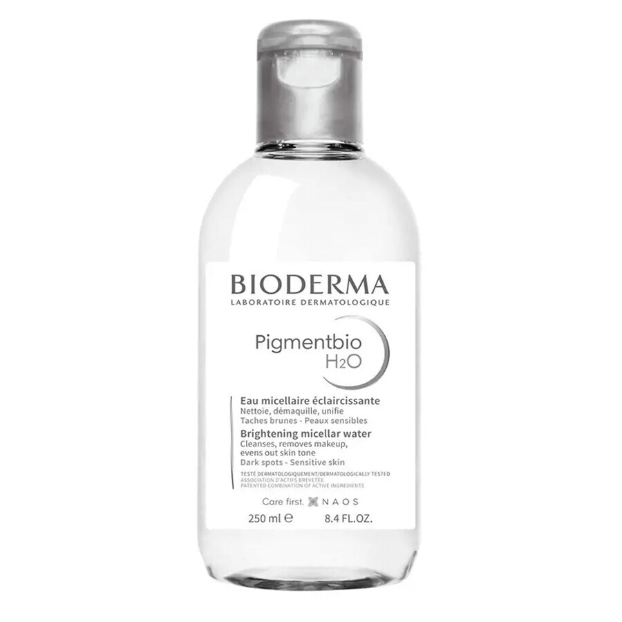 Bioderma Pigmentbio H2O, lozione micellare illuminante, 250 ml