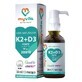 MyVita Argento, Integratore Alimentare con Vitamina K2+D3 Forte, Gocce, 30 ml