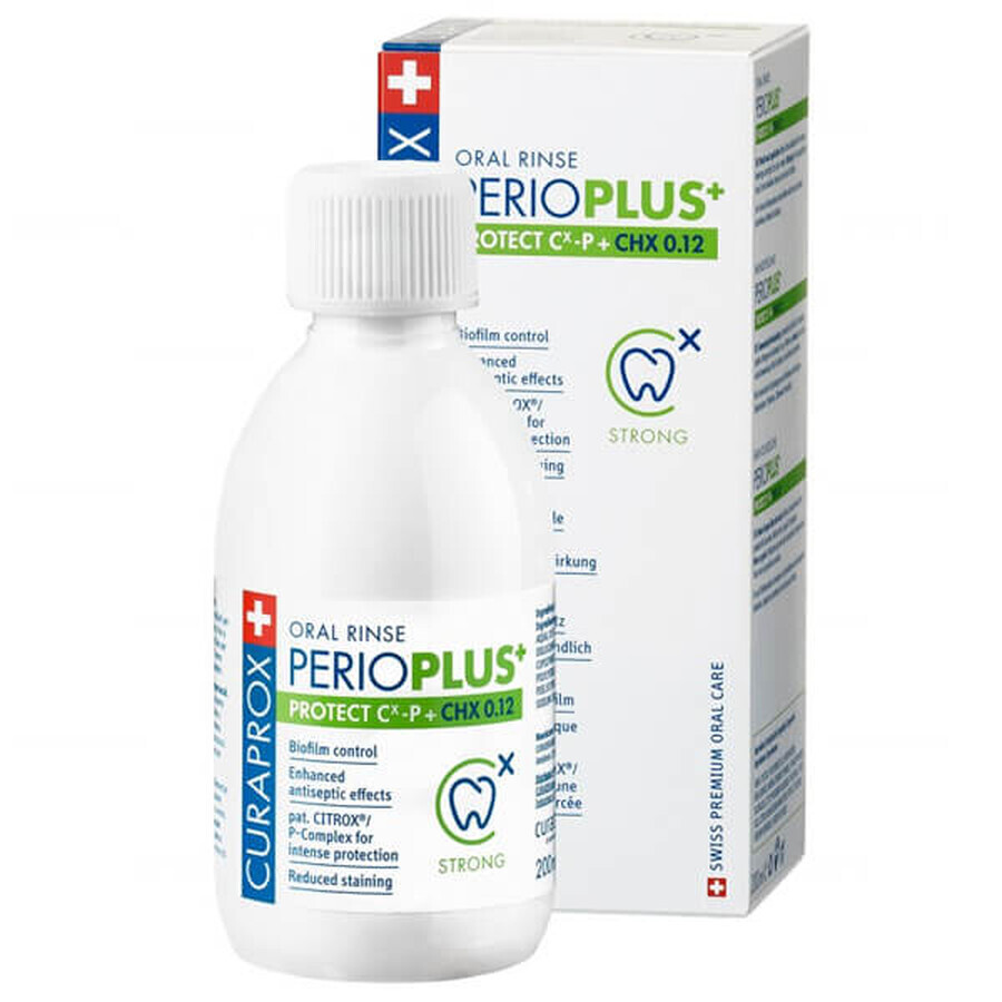 Curaprox, Perio Plus + Proteggi Citrox Clor. 0,12% Collutorio, 200 ml