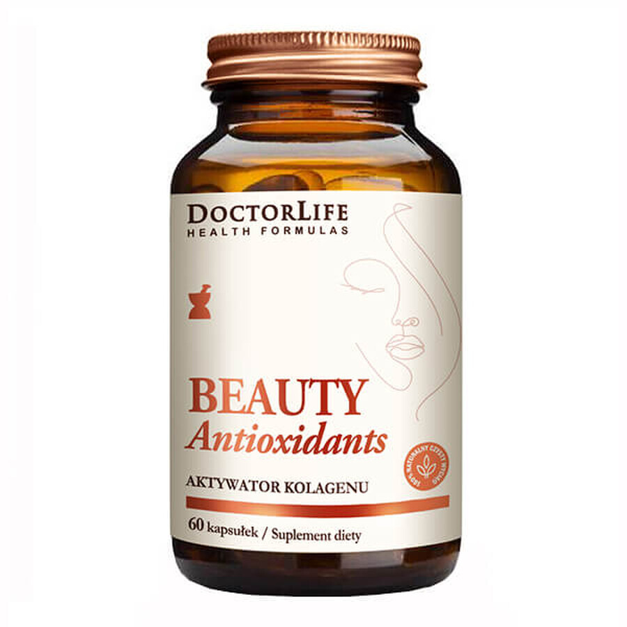 Attivatore di collagene antiossidante Doctor Life Beauty, 60 capsule