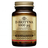 Solgar D-biotin 1000 μg, 50 capsules