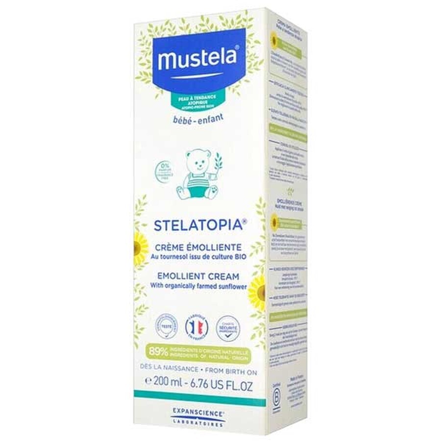 Crema emolliente Mustela Stelatopia, 200 ml