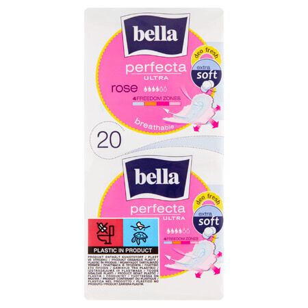 Bella Perfetta Ultra Rose Assorbenti, confezione da 20 unità