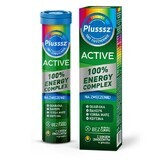 Energia Potenziata Plusssz Active, 20 compresse effervescenti - Energia al 100% per un miglioramento continuo