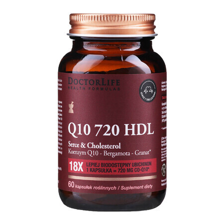 Dottor Vita Q10 720 HDL Cuore  amp; Colesterolo, 60 capsule