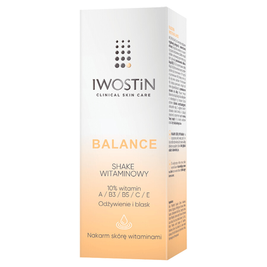 Iwostin Balance, shake de vitamine pentru față, 30 ml