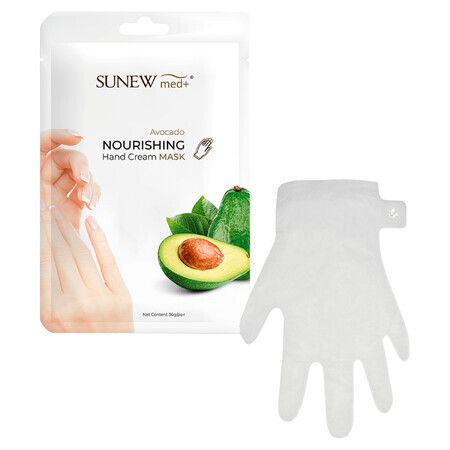 Maschera Idratante e Nutriente per le Mani all Avocado SunewMed+