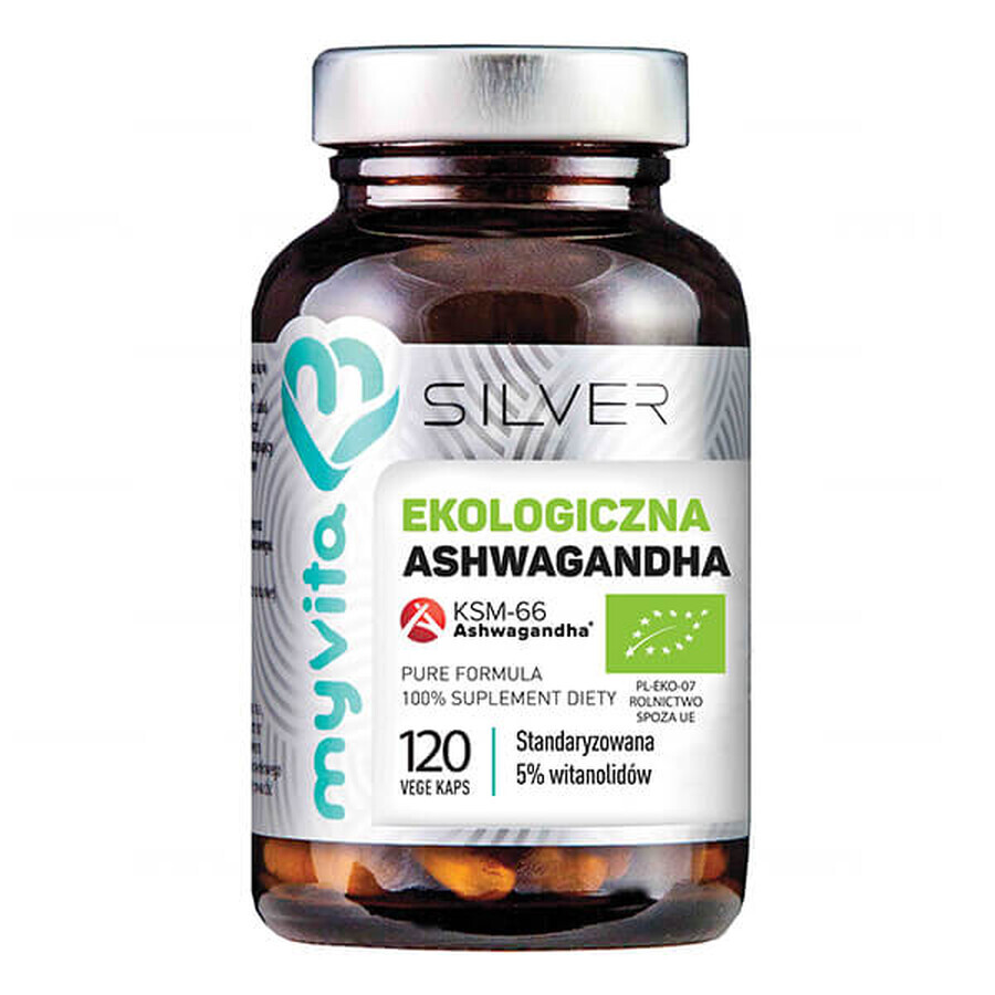 MyVita Argento, Aswhagandha Bio, 120 capsule