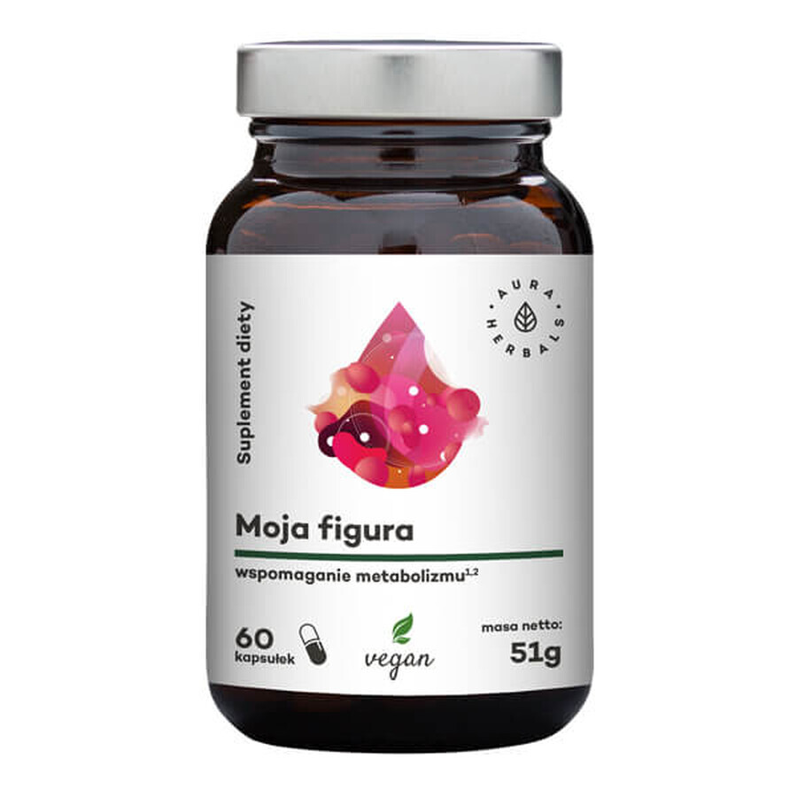 Aura Erboristica, Figura Perfetta, Integratore Metabolismo, 60 Capsule