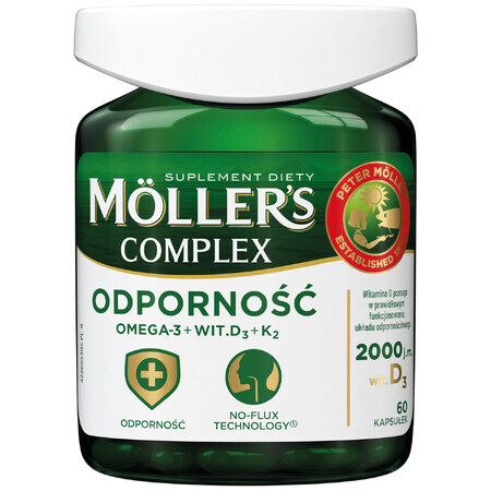 Moller s Complex, integratore alimentare, 60 capsule