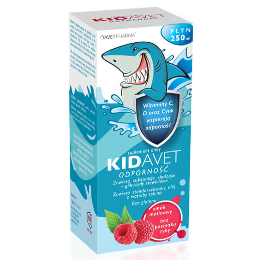 Kidavet Difesa Naturale, Integratore Liquido Immunità, 250 ml