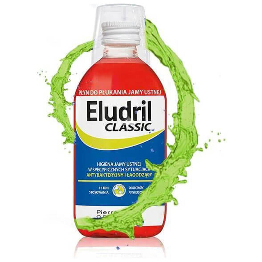 Eludril Classic, mouthwash, 500 ml