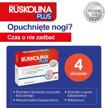 Integratore Alimentare Ruskolina Plus - 30 capsule