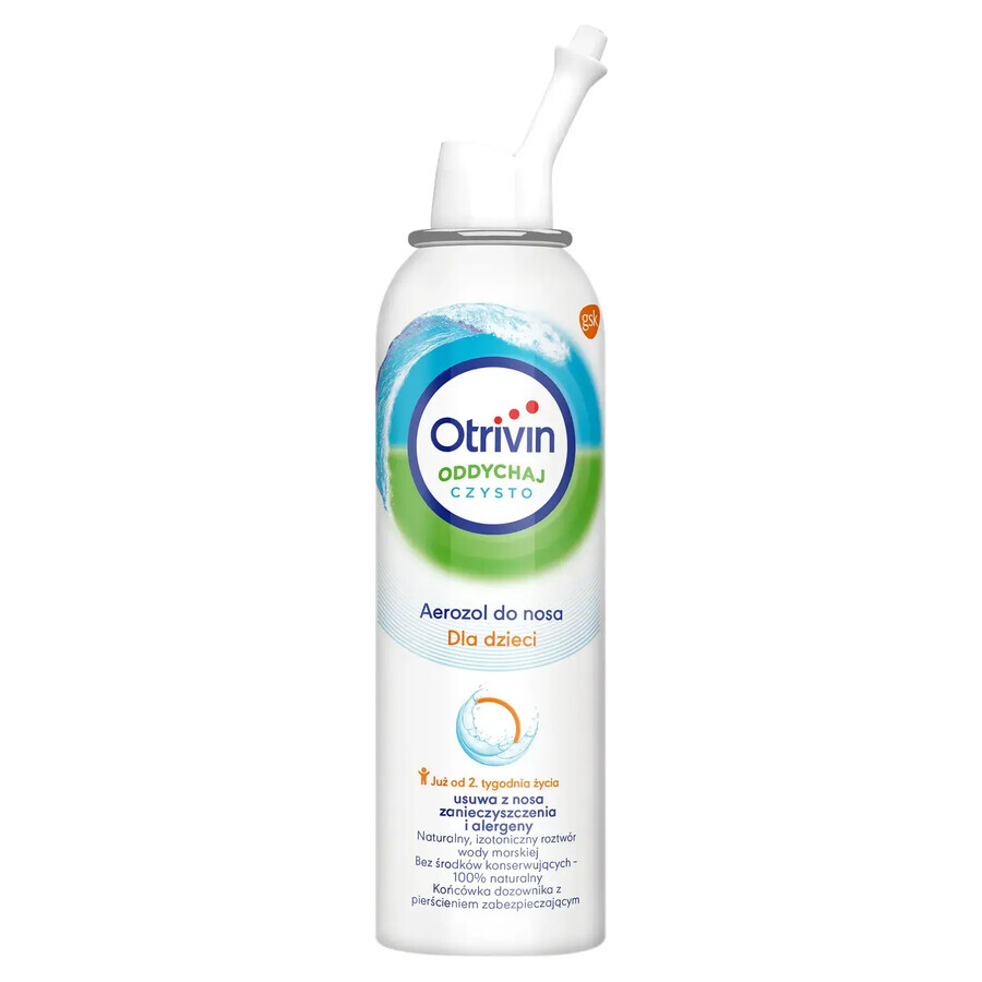 Otrivin Breathe Clean, spray nasale per bambini da 2 settimane, 100 ml