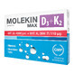 Massima Potenza di Molekiny D3 + K2, Integratore Alimentare, 30 compresse