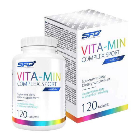 Integratore Multivitaminico Sportivo+, 120 compresse