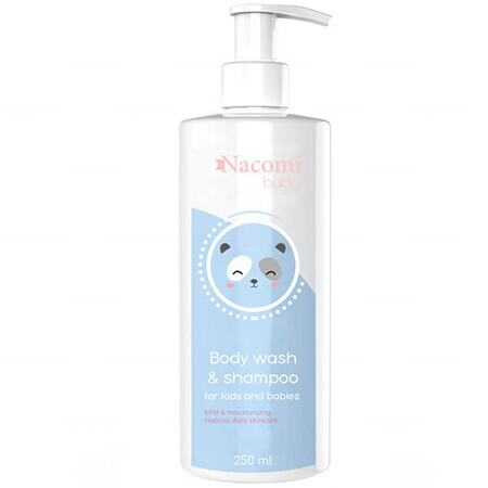 Nacomi Baby Emulsione Detergente per Bambini e Neonati, 250ml