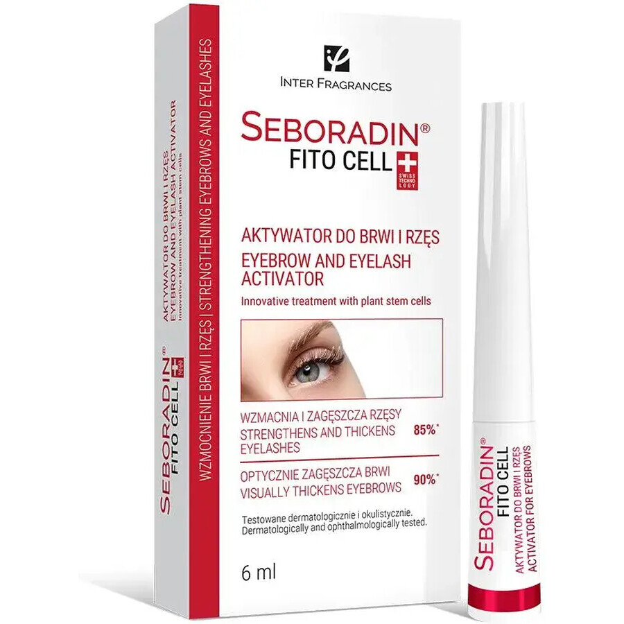 Seboradin Fito Cell, Activator for eyebrows and eyelashes, strengthening, 6 ml