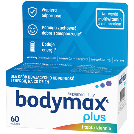 Bodymax Plus - Integratore Alimentare, 60 Compresse