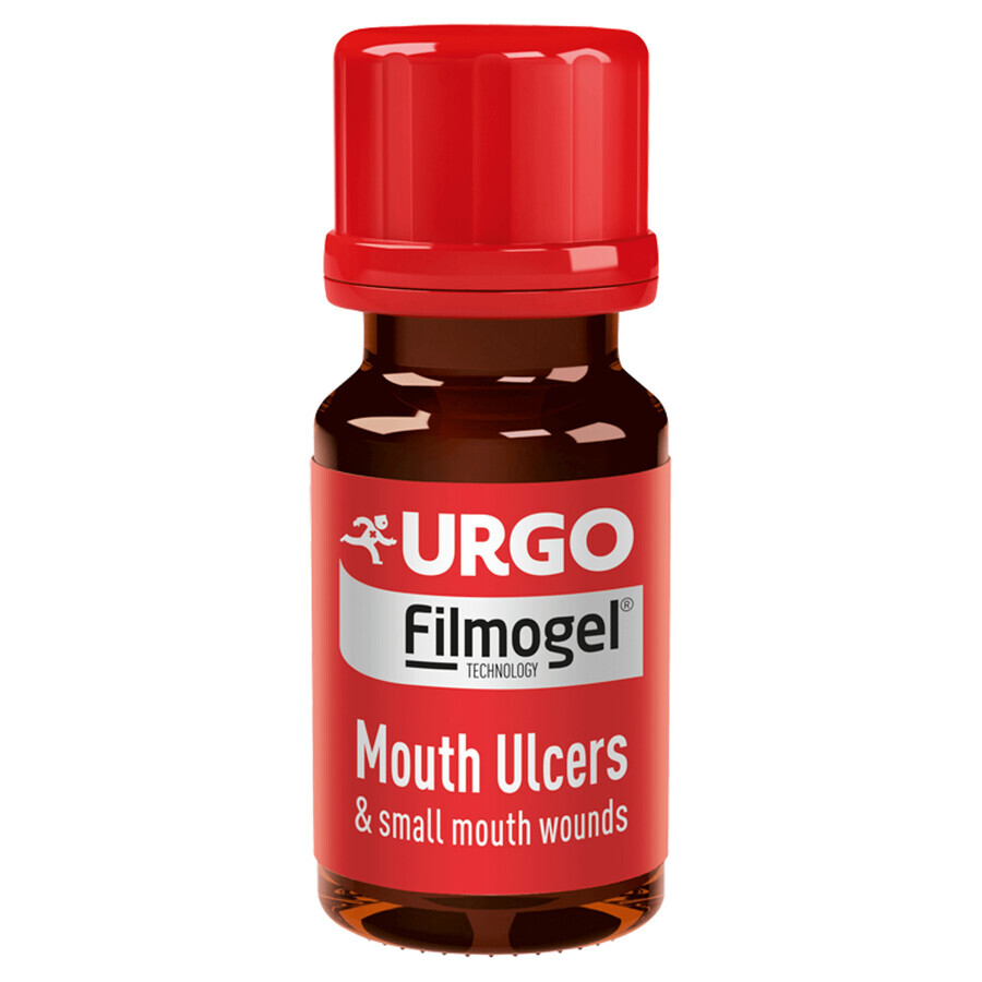 Urgo Filmogel Aften en kleine wondjes in de mond, vloeibare pleister, 6 ml