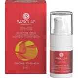 BasicLab Esteticus, suero emulsión con retinol puro 1% para la noche, renovación y estimulación, 30 ml