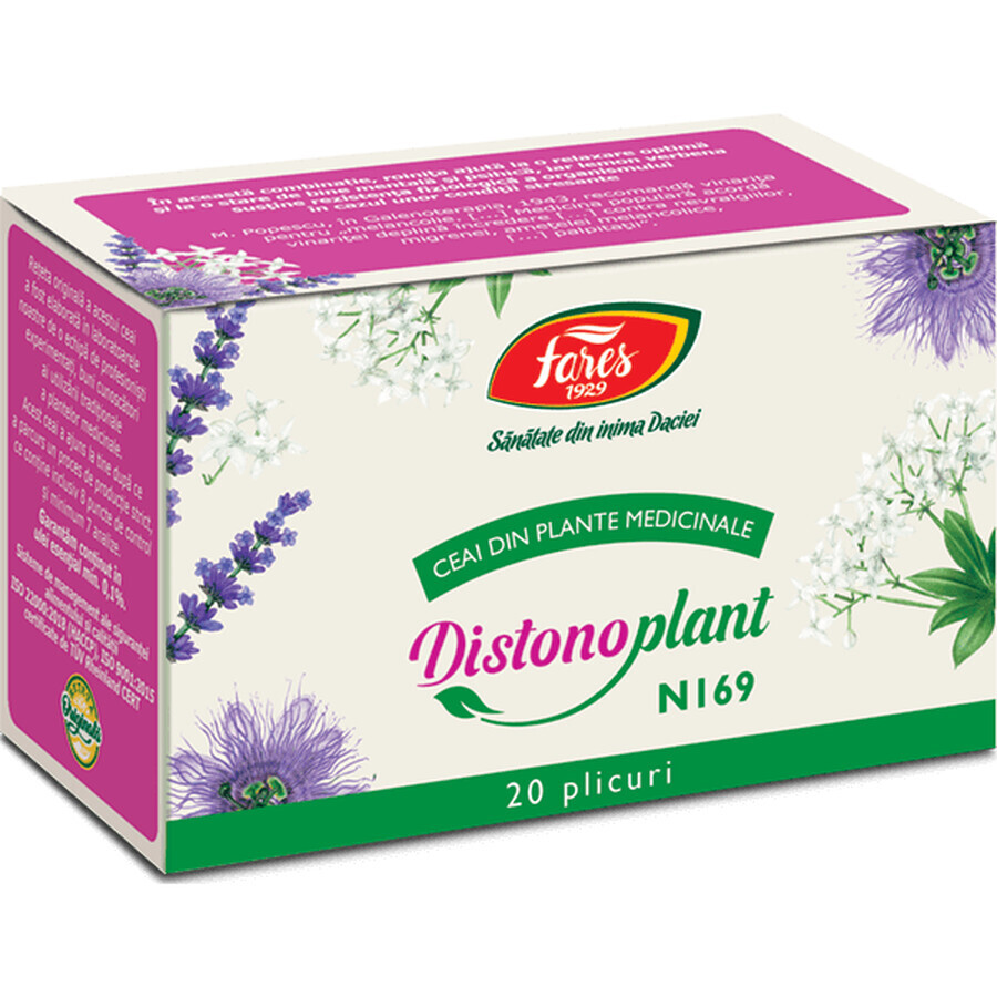 Thé Distonoplant, 20 sachets, Fares