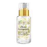 Bielenda Golden Ceramides, Serum-ampoule antirid profund revitalizant, ten matur și sensibil, 15 ml