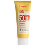 Derma Sun Baby/Kids, lozione solare per bambini, per viso e corpo, SPF 50, 75 ml