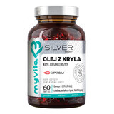 Olio di Krill Integratore Naturale, 60 capsule