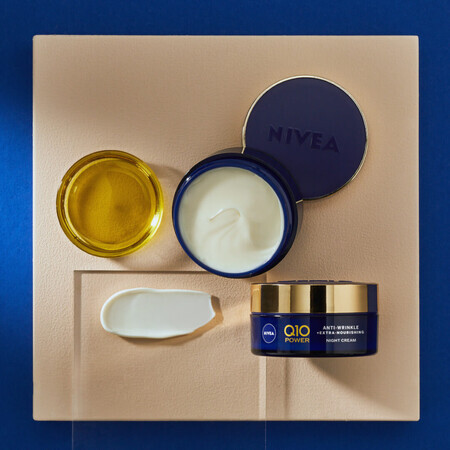 Crema Nutriente Anti-Rughe Notturna Nivea Q10 Extra Repair, 50ml