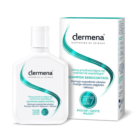 Dermena Sebocontrol, Shampoo for oily hair, excessive hair fall, 200 ml