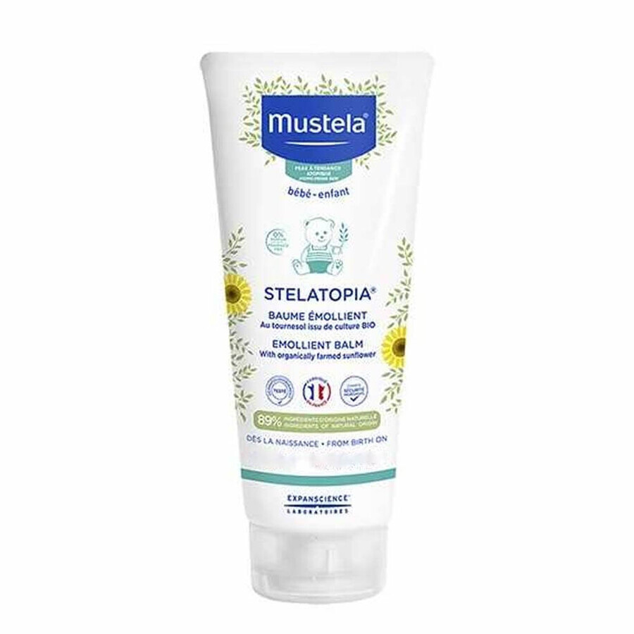 Mustela Stelatopia - Balsamo Emolliente Pelle Atopica Bambini, 200ml