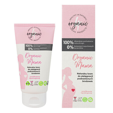 Mamma Organica Crema Naturale per la Cura dei Capezzoli Irritati, 50ml