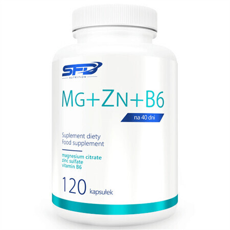 Integratore di Magnesio, Zinco e Vitamina B6 in Capsule da 120 - Supporto per il Benessere e l Energia